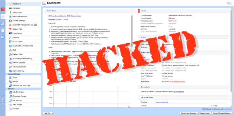 1-Click RCE Attack in Kerio Control UTM Let Attackers Gain Root Access To the Firewall