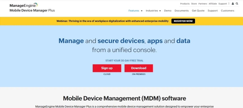 Top 10 Mobile Device Management (MDM) Tools for 2025